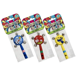 Musical Bell Shaker 12.5 x 5cm - assorted designs